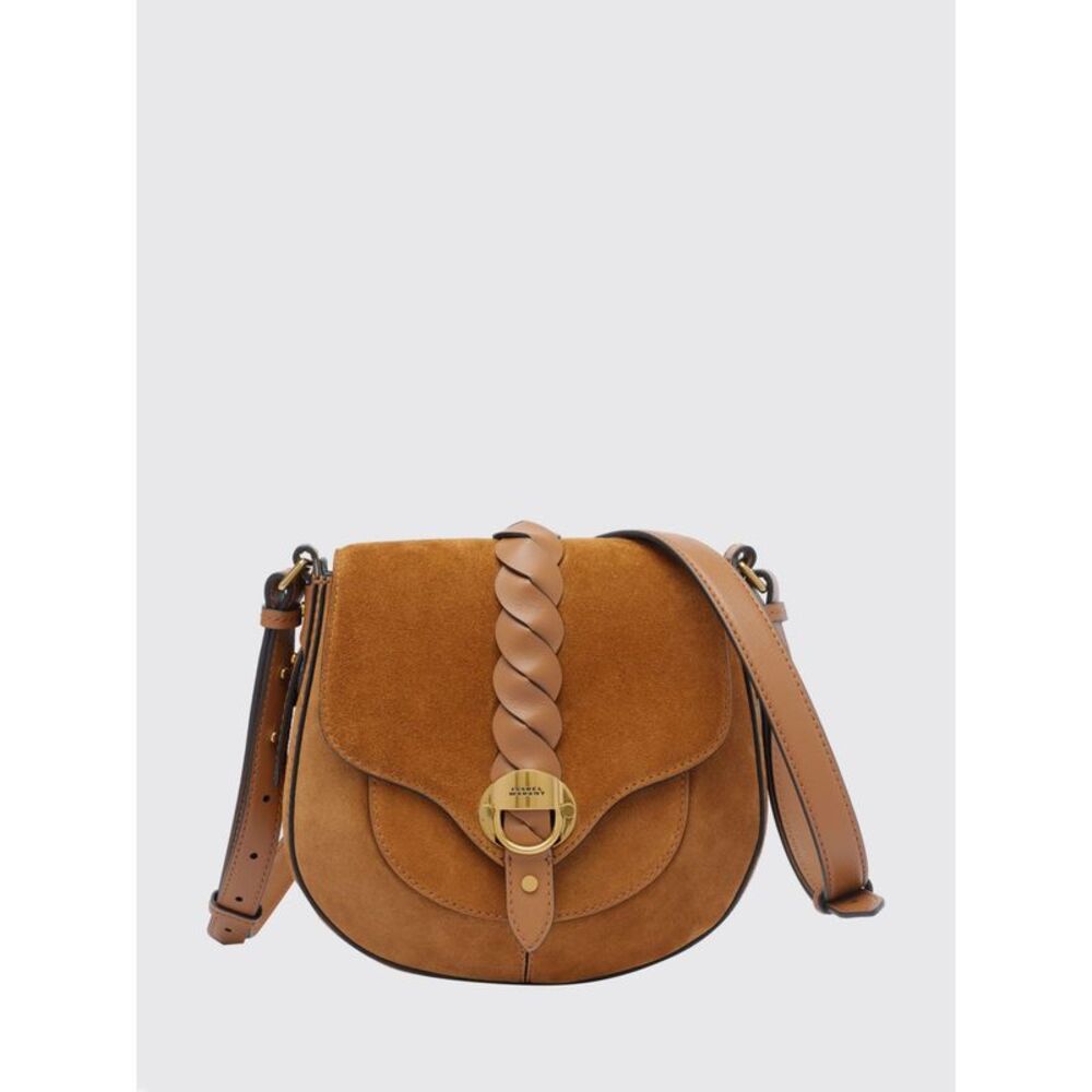 Isabel Marant Women Isabel Marant Altay Suede Crossbody Bag With Woven Details